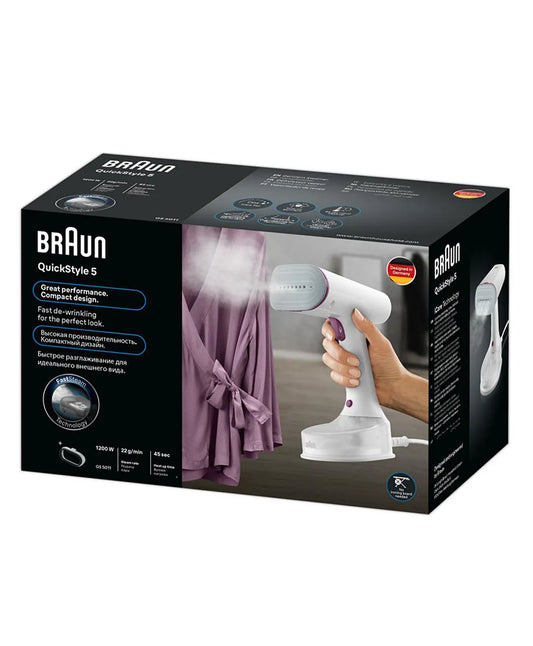 BRAUN, Quickstyle 5 Garment Steamer -Purple