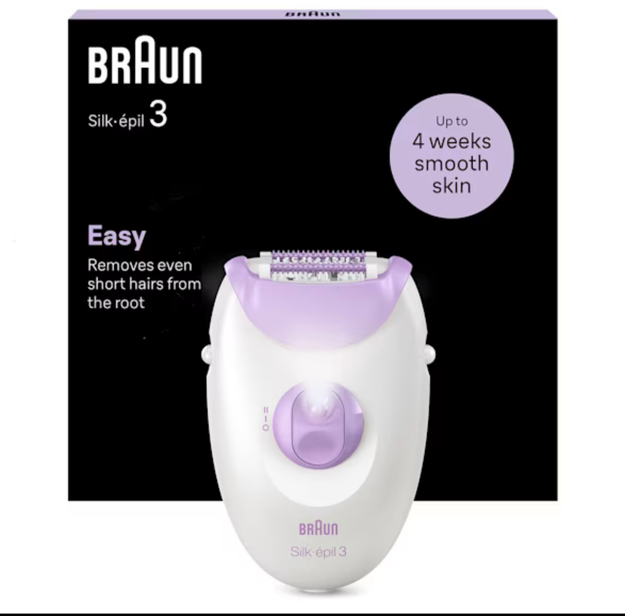 BRAUN,  Silk-Epil 3 Electric Hair Removal Epilator