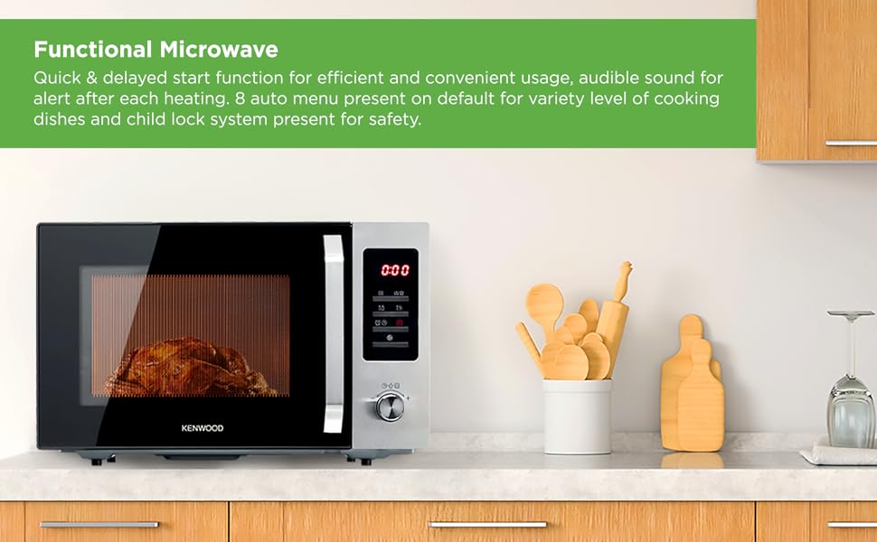 KENWOOD , 30L Microwave Oven with Grill