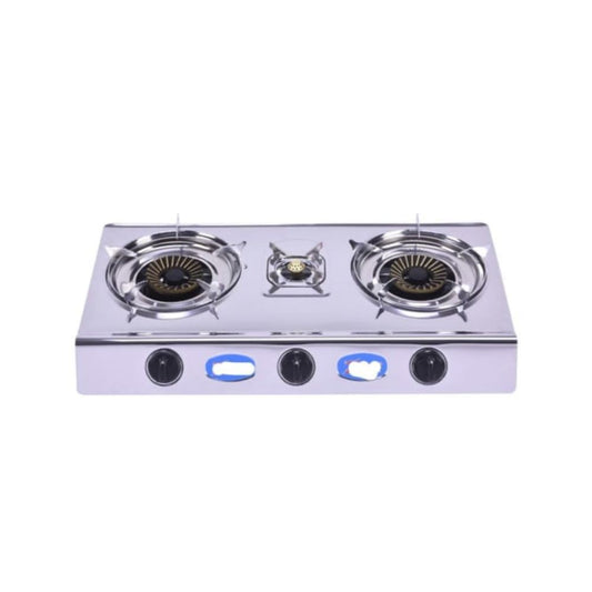 General Star, Stainless Steel Gaz Stove 3 Burners