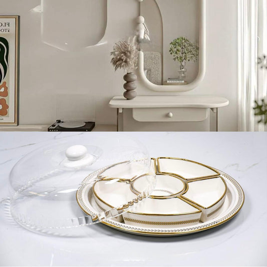 Genova, 6 PCs Candy Bowls /Plate With Plexi Cover