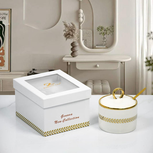 Genova, Sugar Pot With Spoon