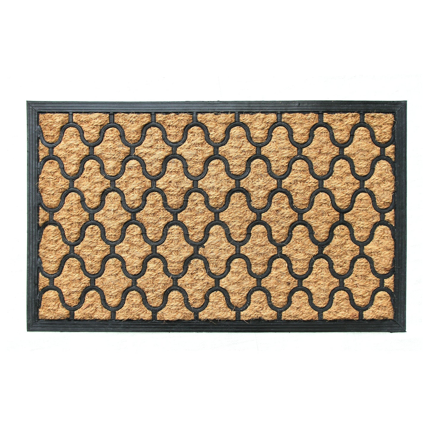 Natural Coir Door Mat Printed Pattern