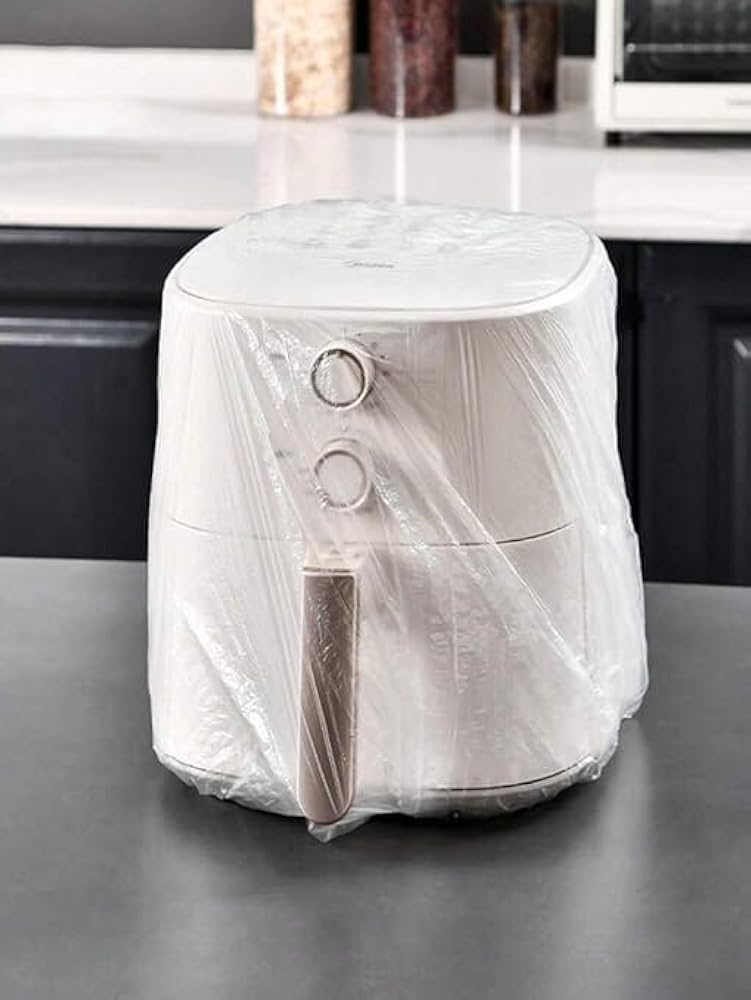 Durable Dust and Oil Proof Cover -Thickened, Multi-Functional, PE Material, Safe & Odorless - Long-Lasting Protection for Kitchen & Home (90 * 145)