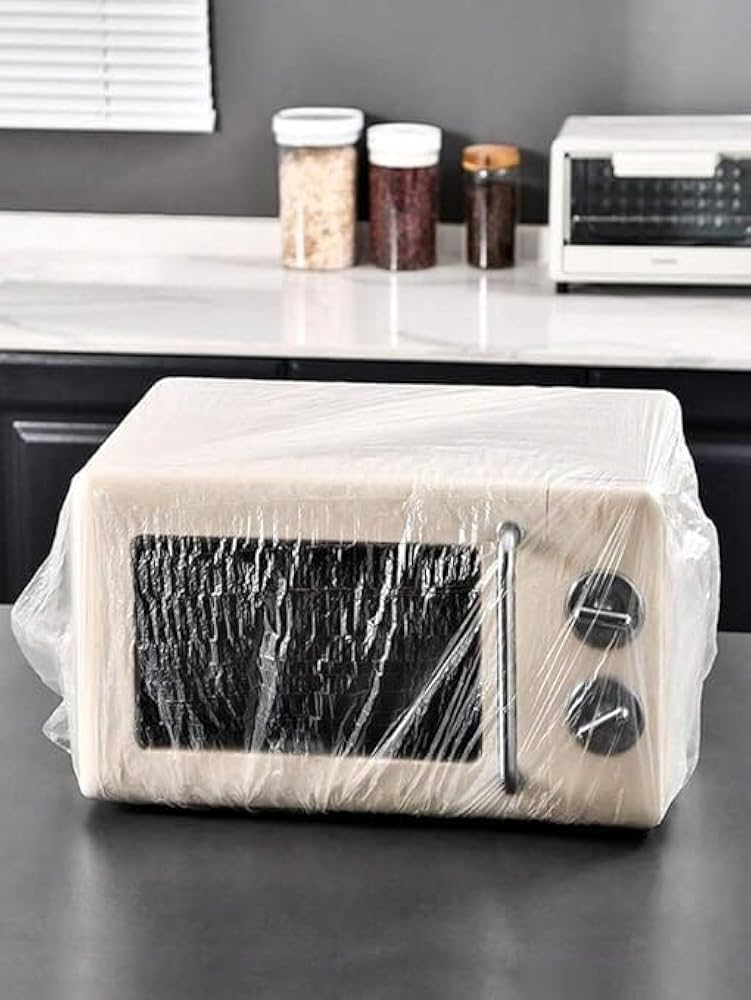 Durable Dust and Oil Proof Cover -Thickened, Multi-Functional, PE Material, Safe & Odorless - Long-Lasting Protection for Kitchen & Home (90 * 145)