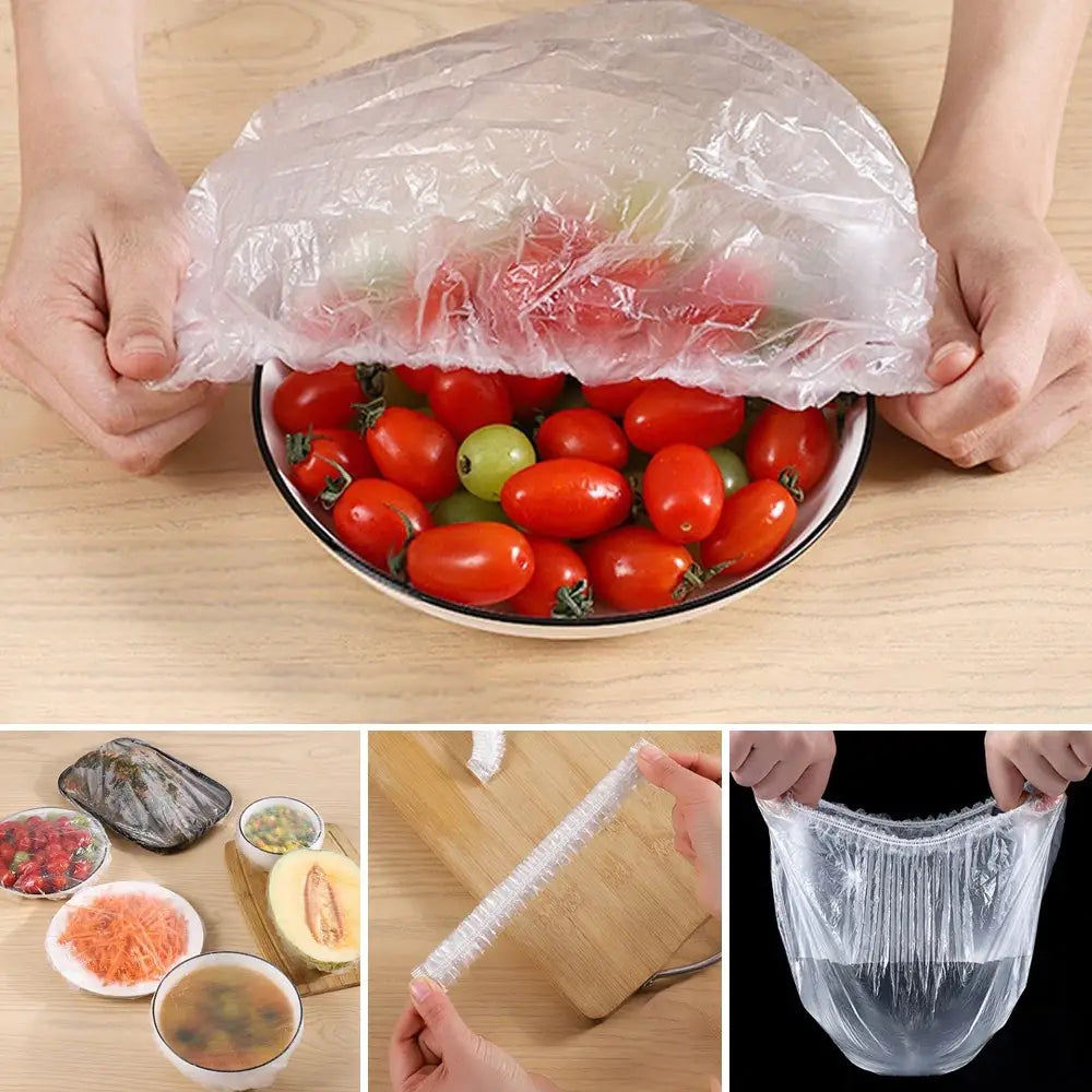 100 Pcs Multipurpose Fresh-Keeping Plastic Wrap