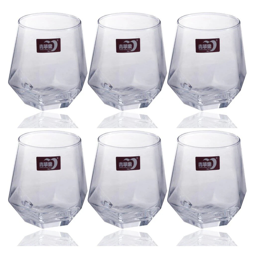 Set of 6 Pcs Glass Tumbler