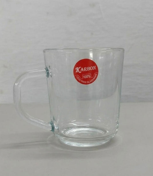 Set Of 6 Pcs Glass Tea Mugs