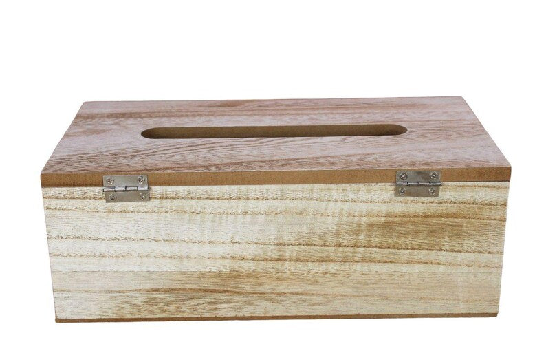 Rectangular Wooden Tissue Box