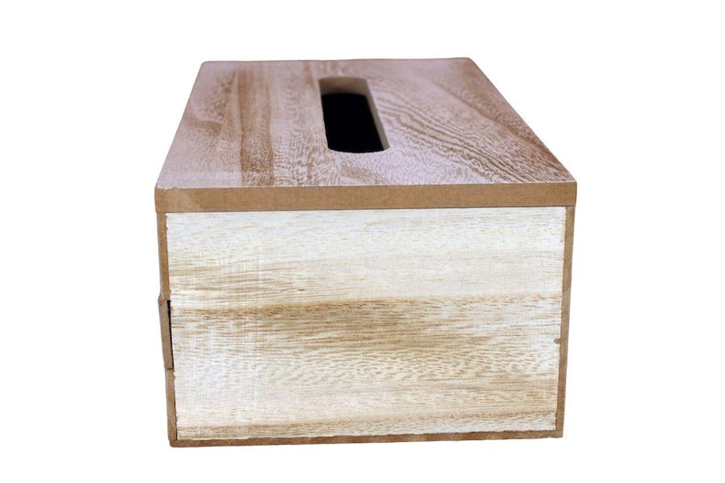 Rectangular Wooden Tissue Box