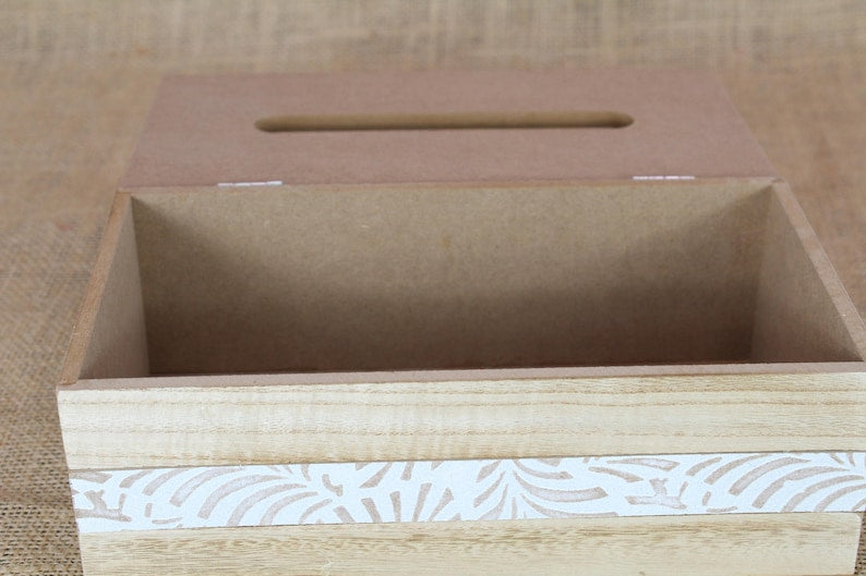 Rectangular Wooden Tissue Box