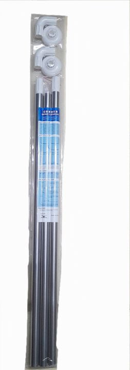 Shower Curtain Rod Shower Curtain Rail Stainless Steel L-Shape