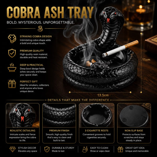 Cobra Ashtray