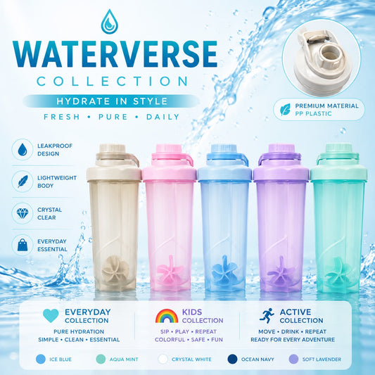 700 ML Colored Plastic Water Bottle