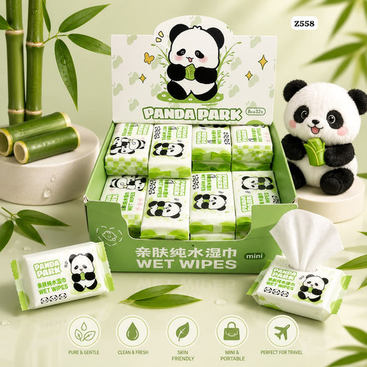 Mini Wet Wipes - Pack Of 8 Sheets