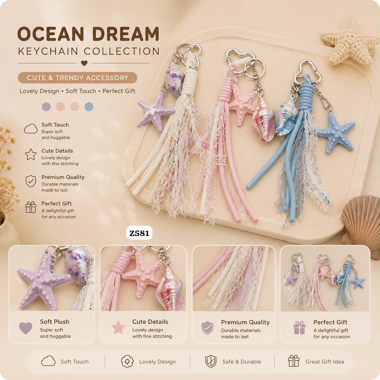 Ocean Dream Keychain