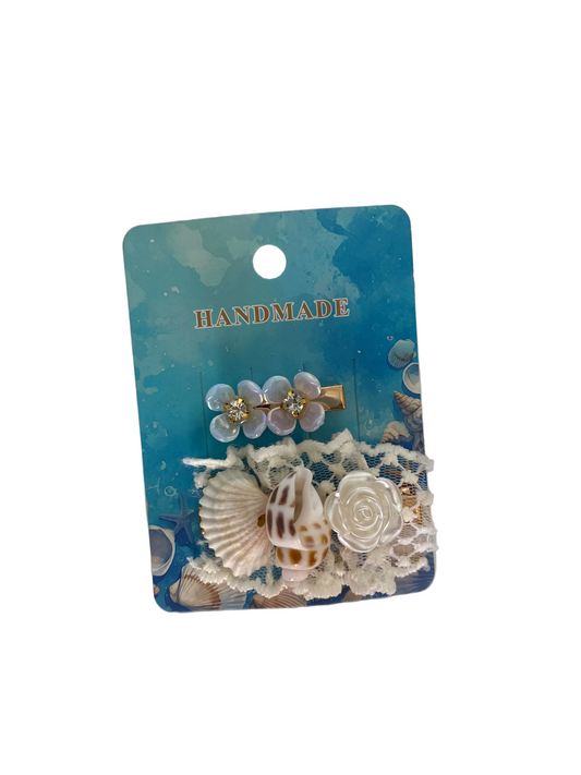 2 Pcs Shell Hair Clip