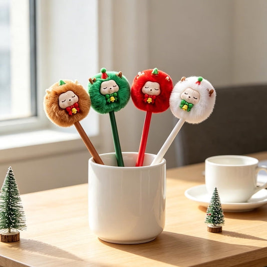 Fuzzy Plush Ballpoint Pens
