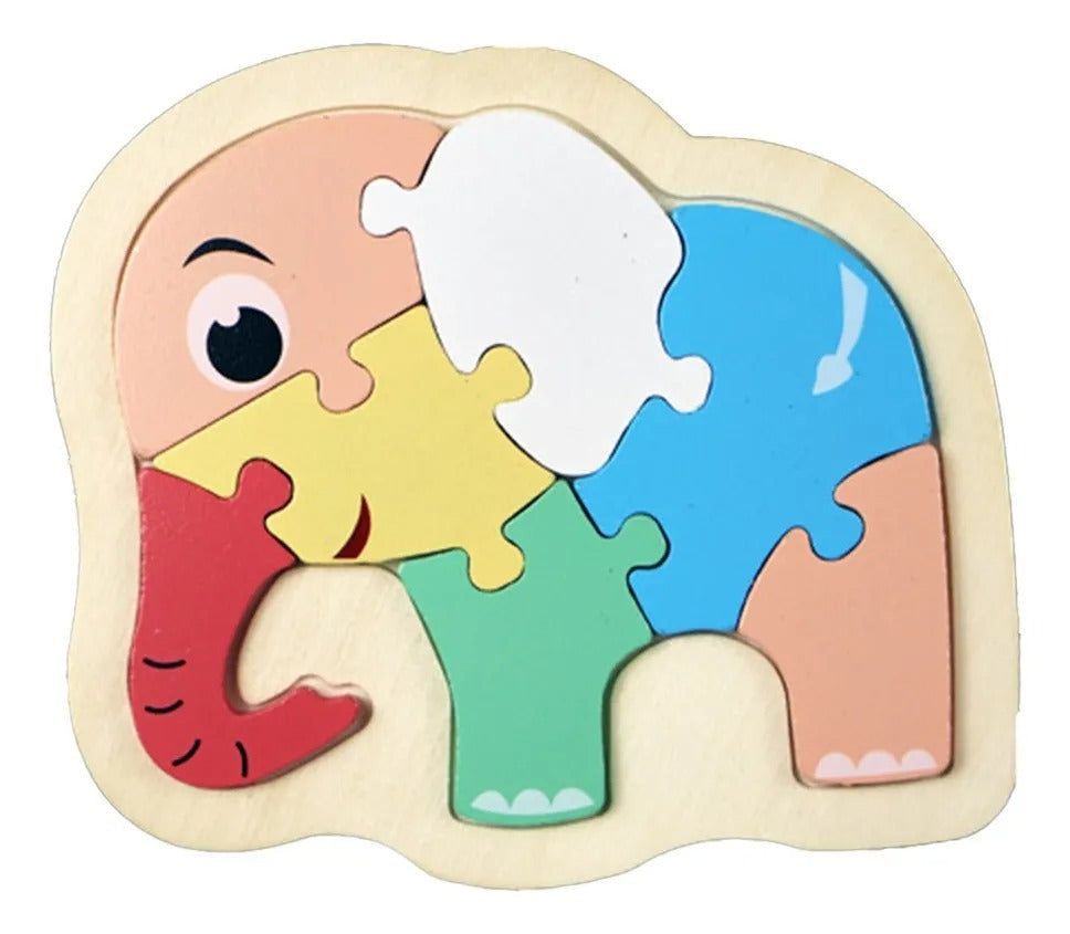 Colorful Wooden Jigsaw Puzzle For Kids