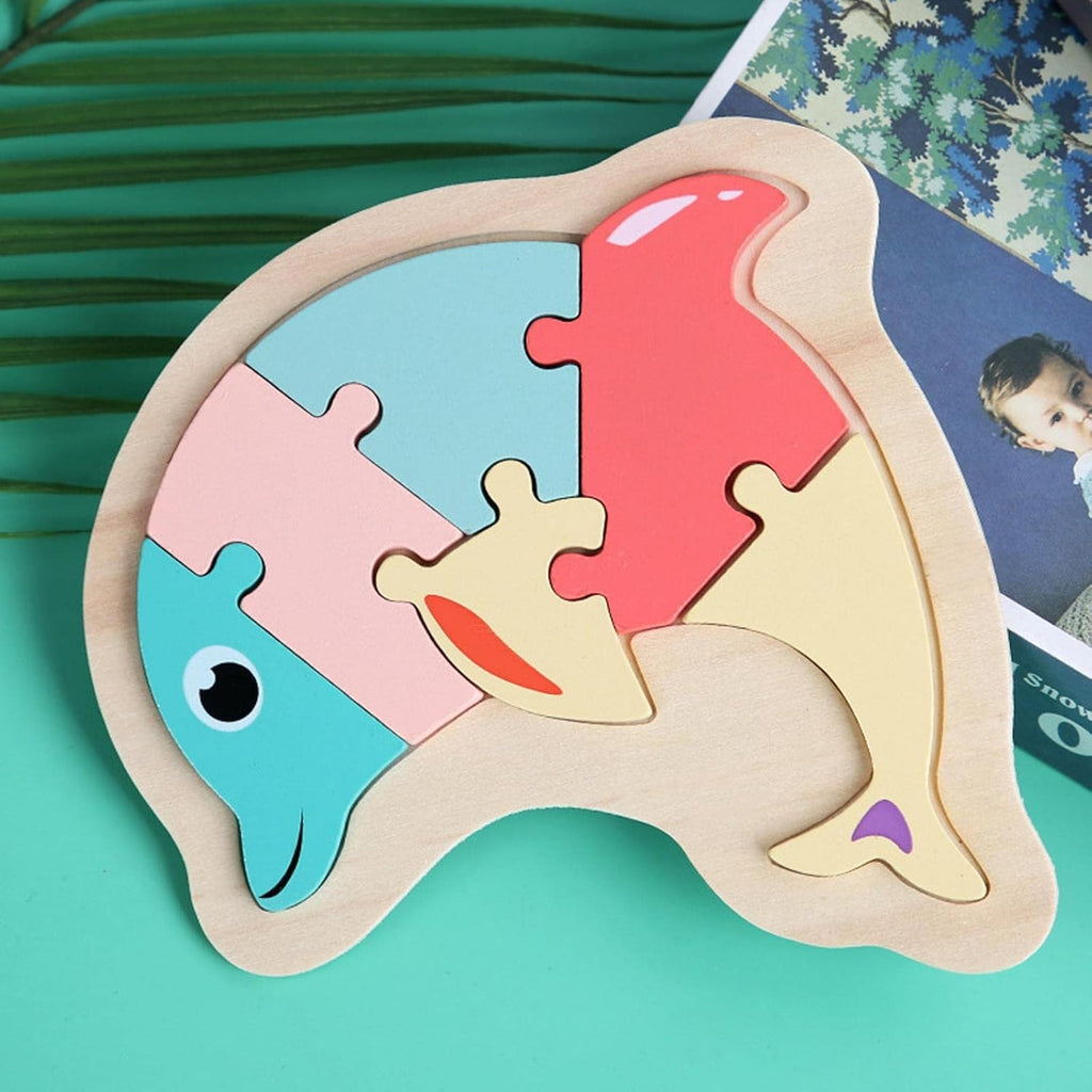 Colorful Wooden Jigsaw Puzzle For Kids