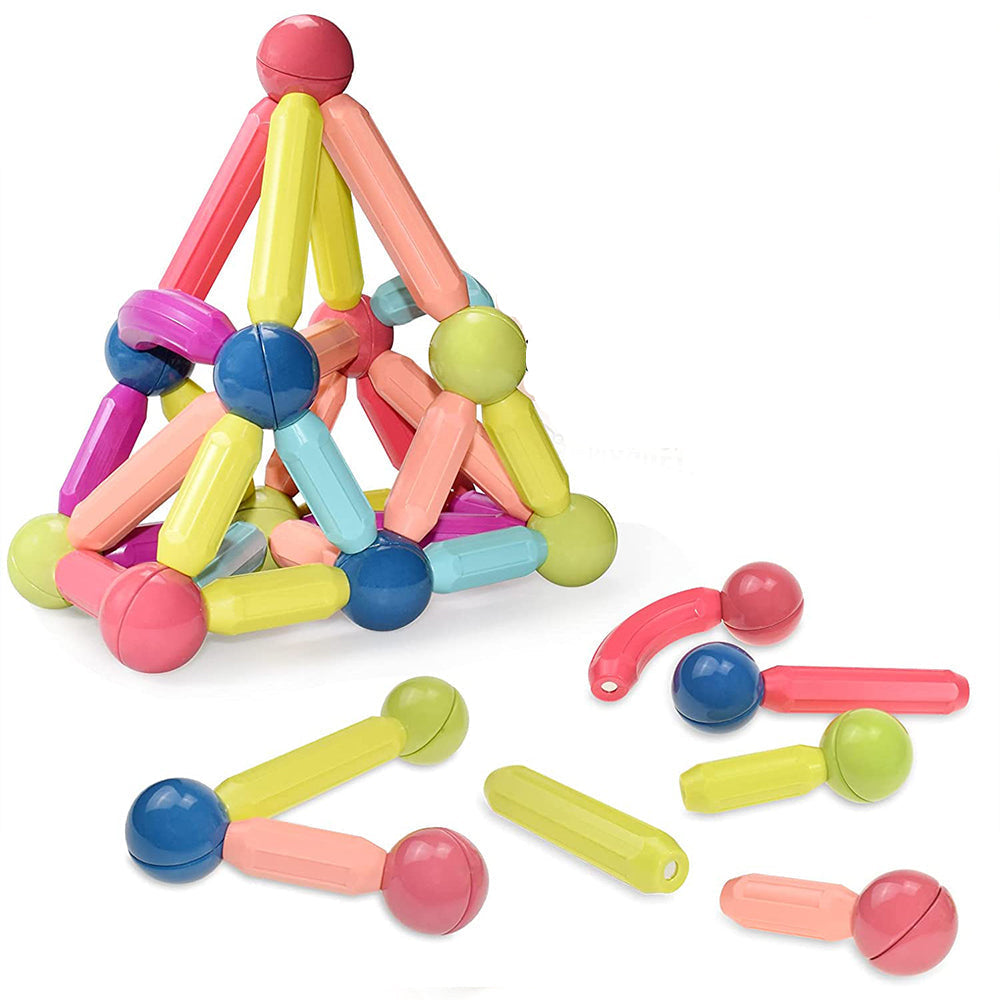 Magnetic Sticks Toy Set 84 Pcs