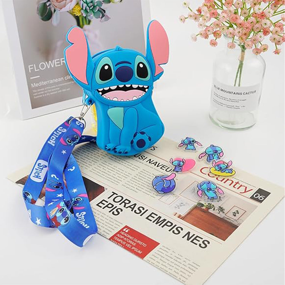Stitch Silicone Coin Purse Small Shoulder Bag