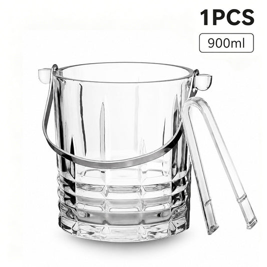 Crystal Ice Box With Tong