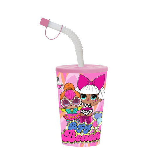 Herevin Licensed PP Tumbler With Straw - LOL - BBF Beach