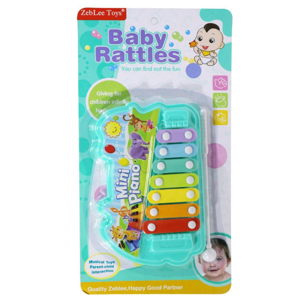 Baby Rattles 7 Key Mini Piano Set