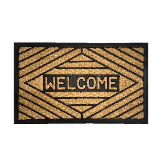 Rubber Welcome Coir Door Mat