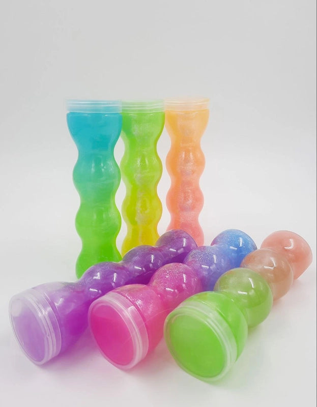 Slime with glitter multicolored 19 cm /RF002