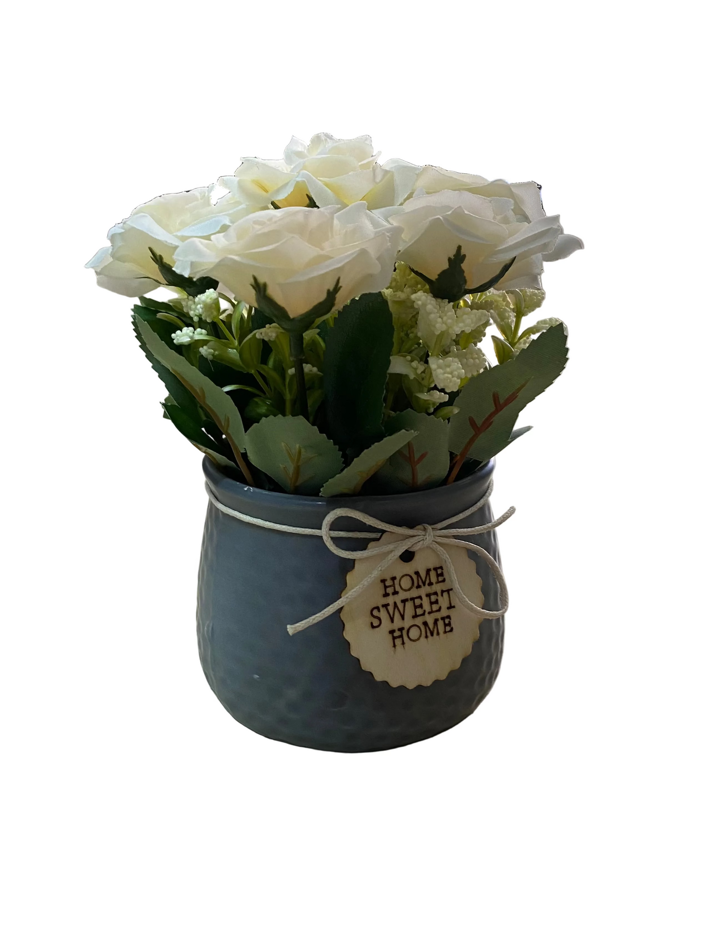Artificial Flowers Plant In Decorative Ceramic Pot