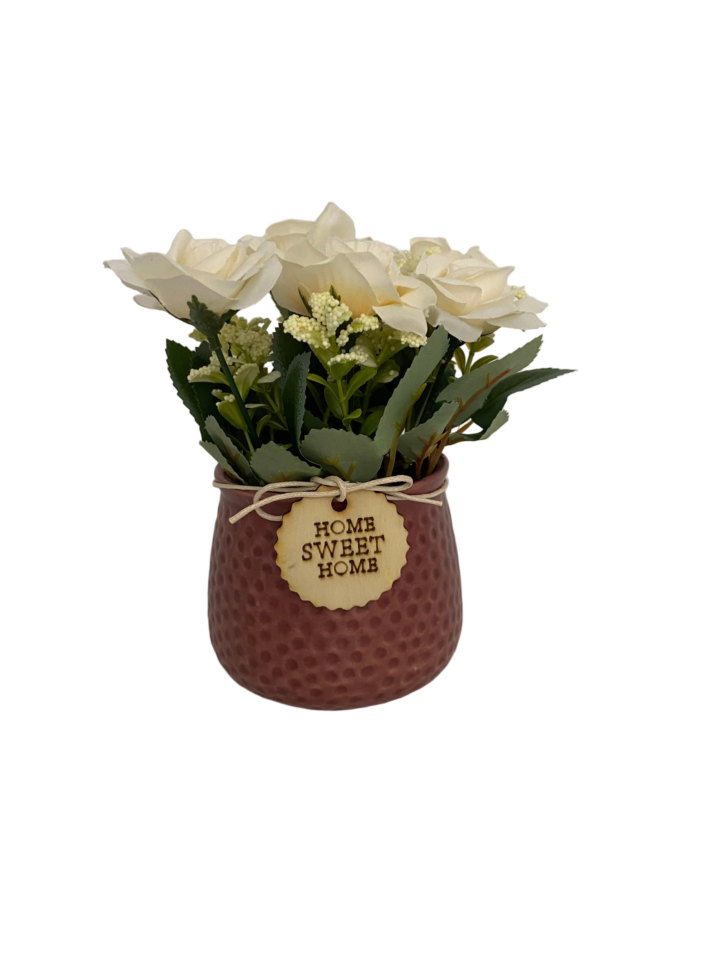 Artificial Flowers Plant In Decorative Ceramic Pot