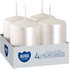 Aura, 4 Pcs Pillar Candles