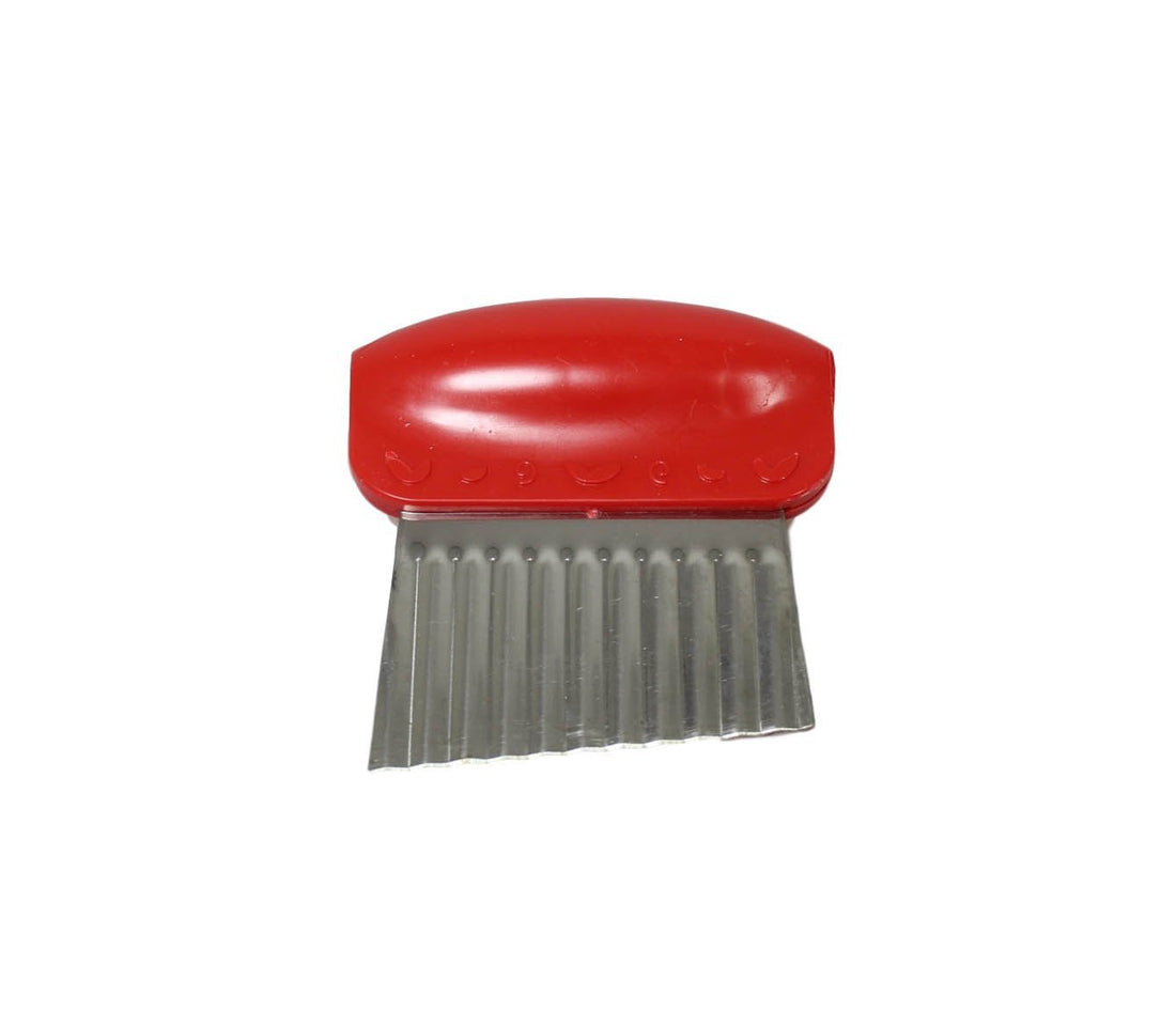 Stainless Steel Potato Vegetable Crinkle Wave Cutter - 9 cm