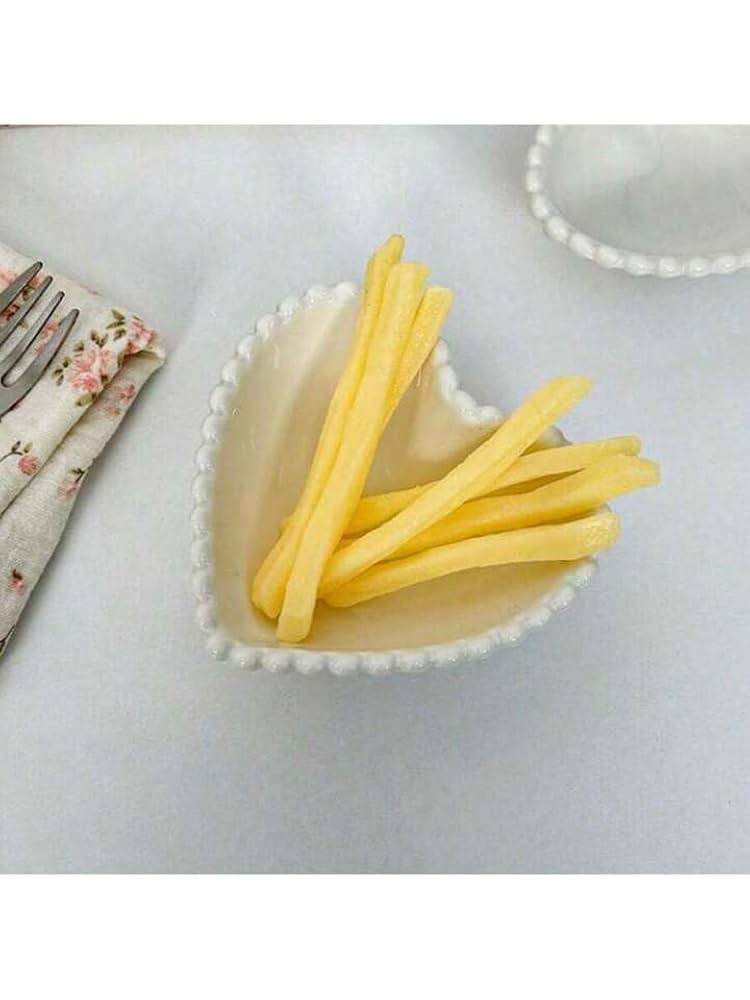 6 Pcs White Porcelain Bowl Set