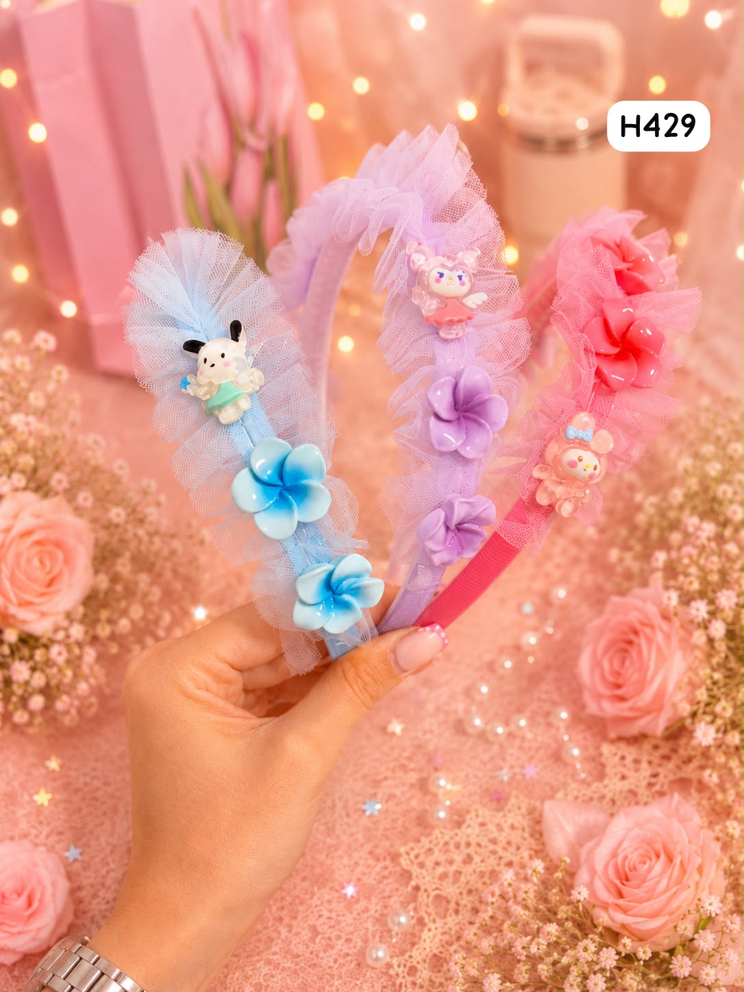 Flower Head Band