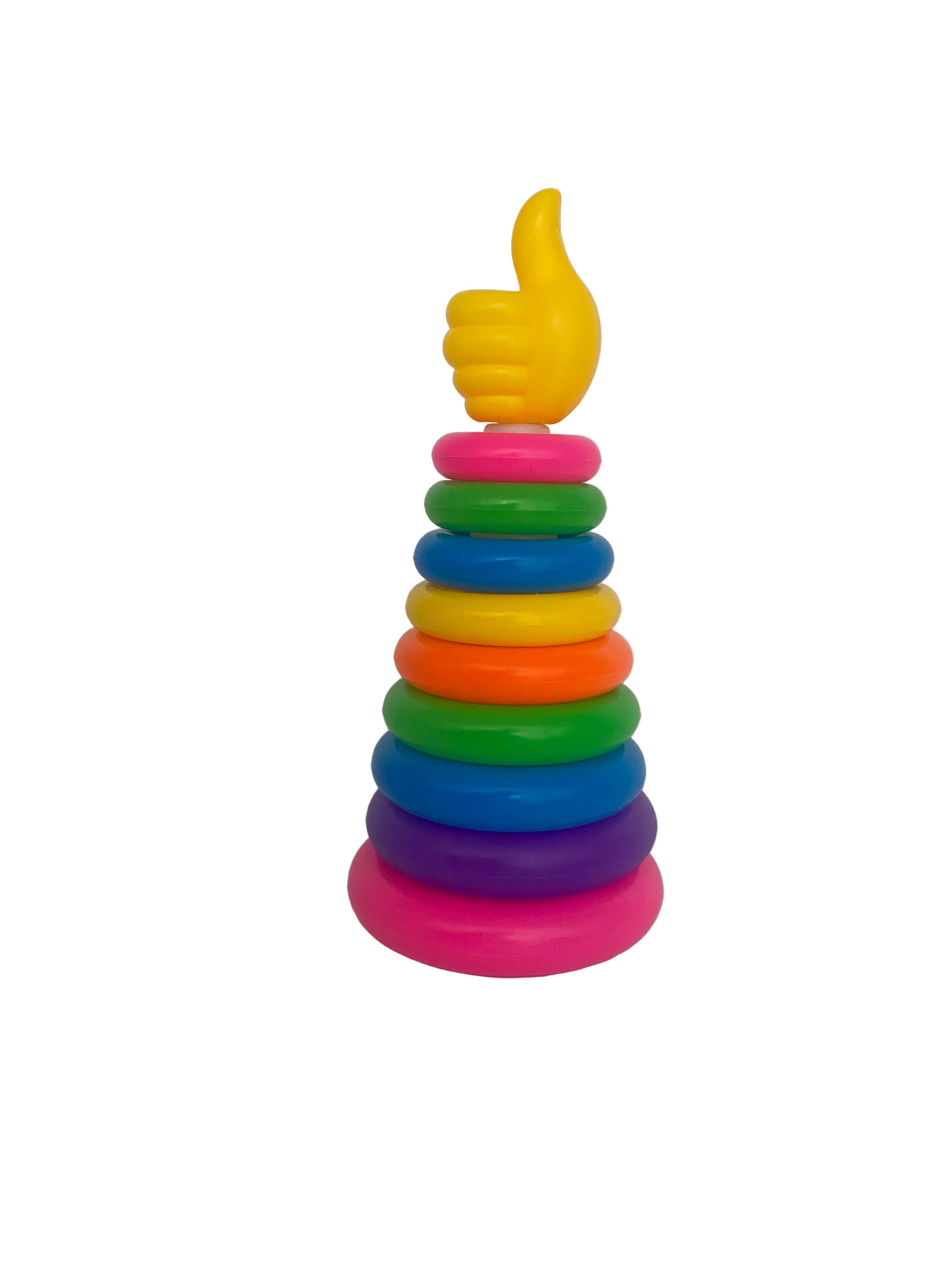 Rainbow Stacking Ring Tower