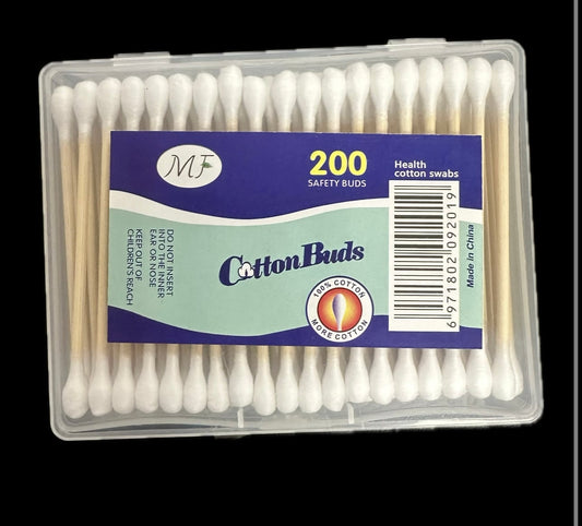 Bamboo Cotton Buds (Pack of 200 Pcs)