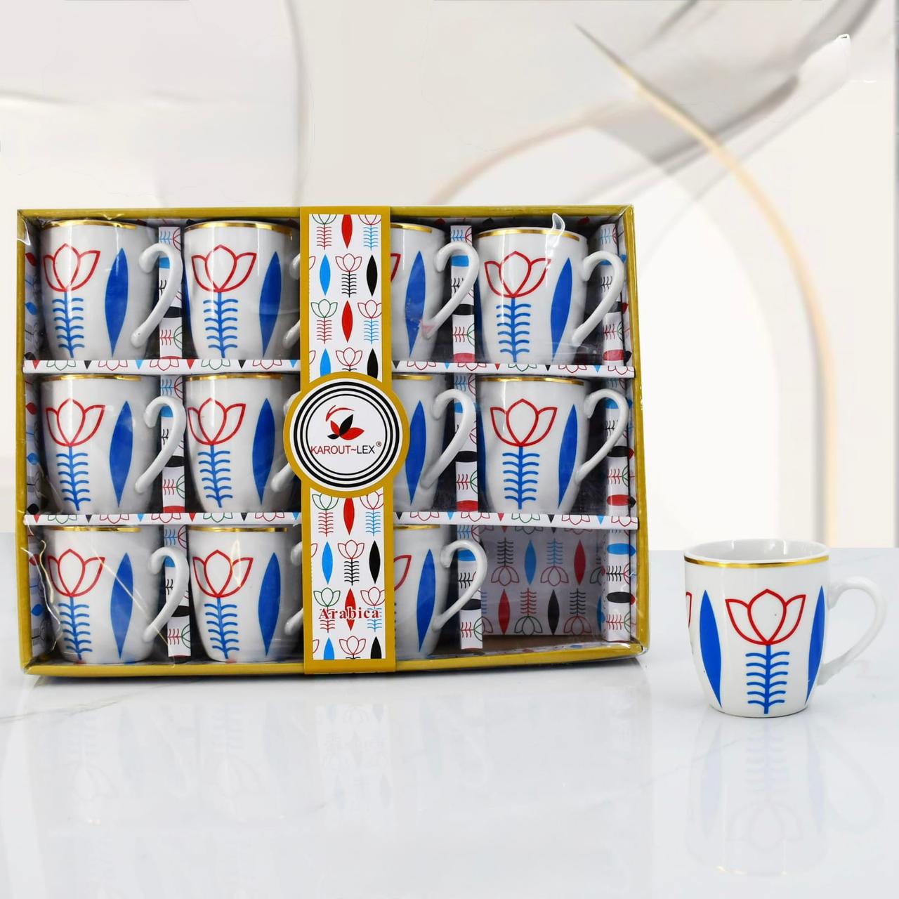 Arabica, 12 PCs Tea Mugs Set