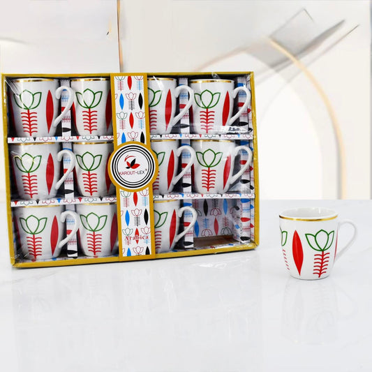 Arabica, 12 PCs Tea Mugs Set