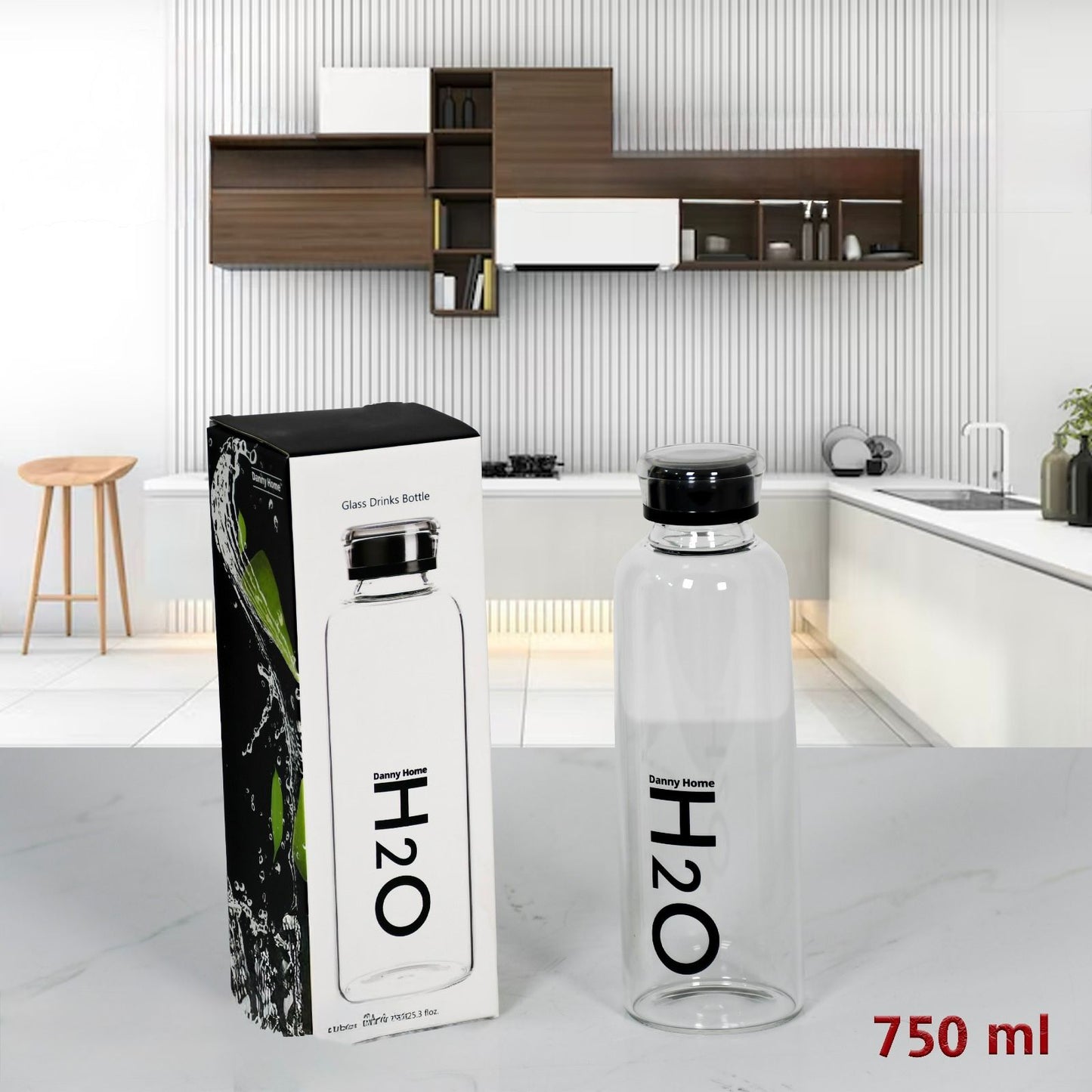 750 ml Glass Water Bottle