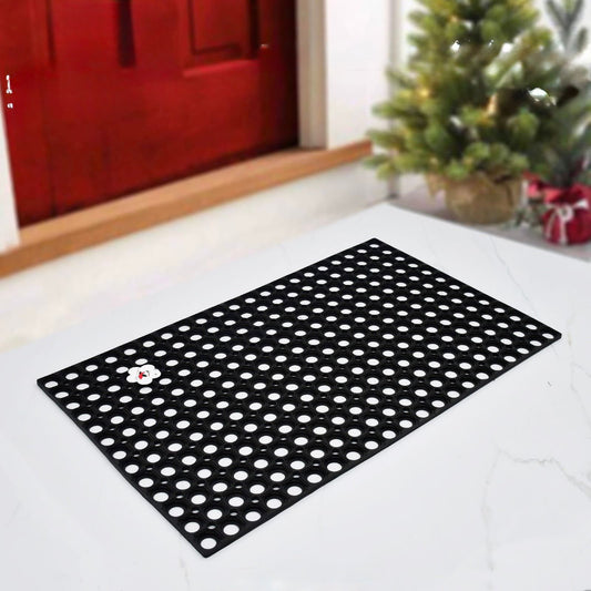 Black Caoutchouk Door Mat