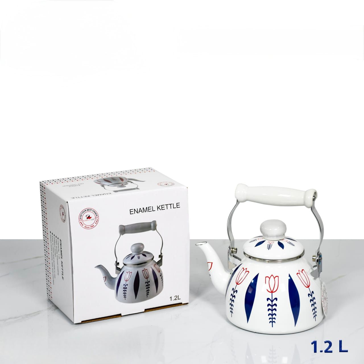 Arabica, 1.2Lt Enamel Kettle