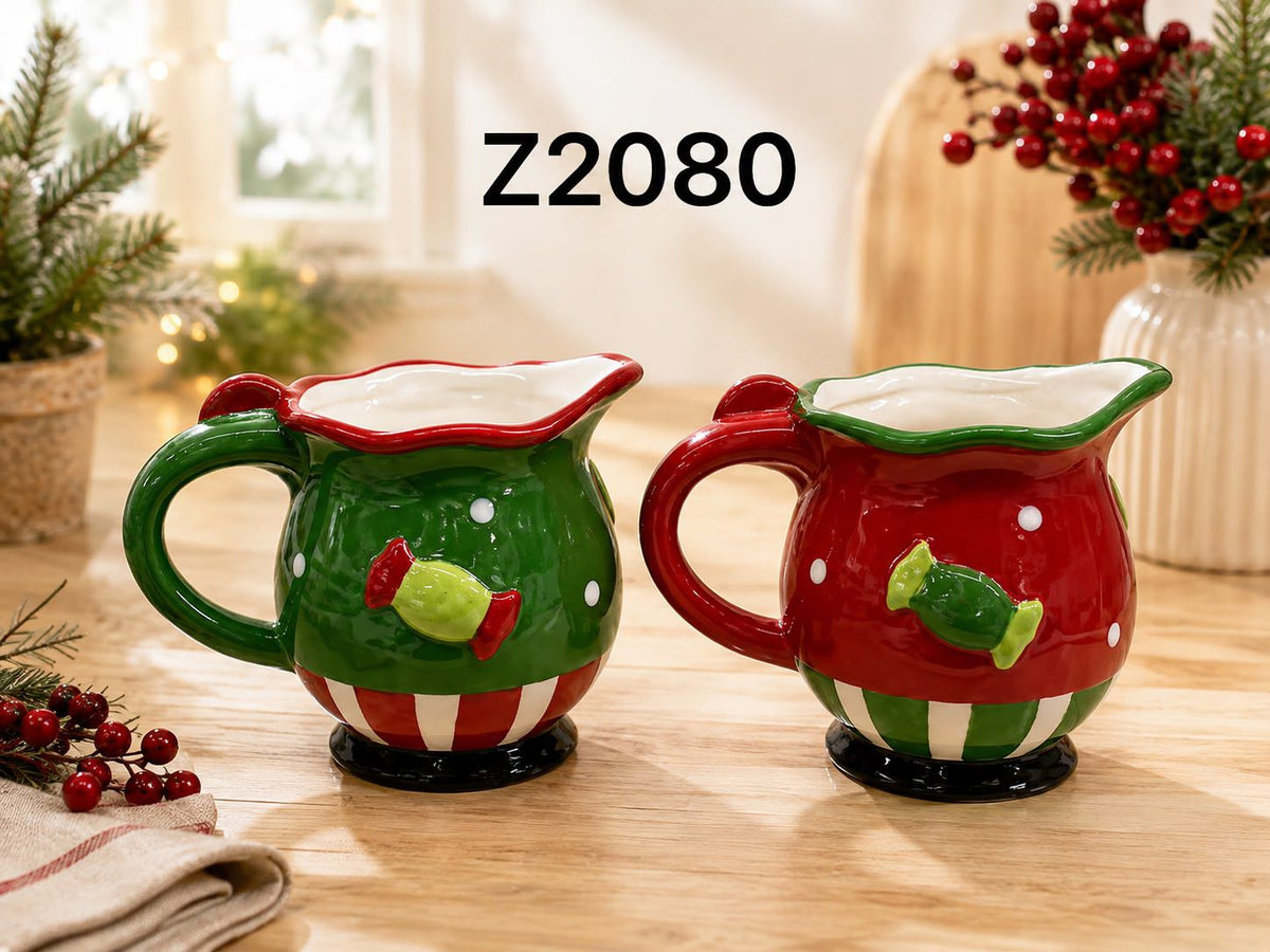 Christmas Ceramic Sauce Jug