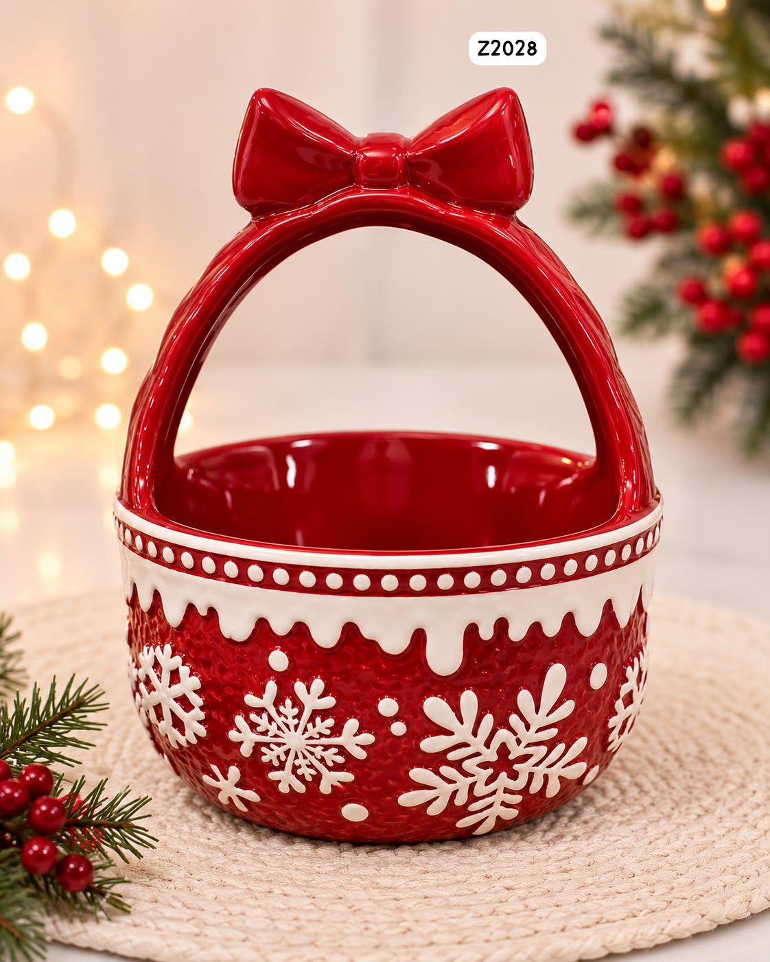 Christmas Ceramic Bowl