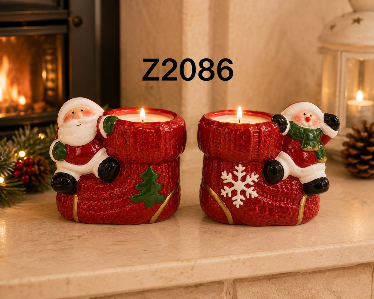 Christmas Ceramic Gadgets Candle