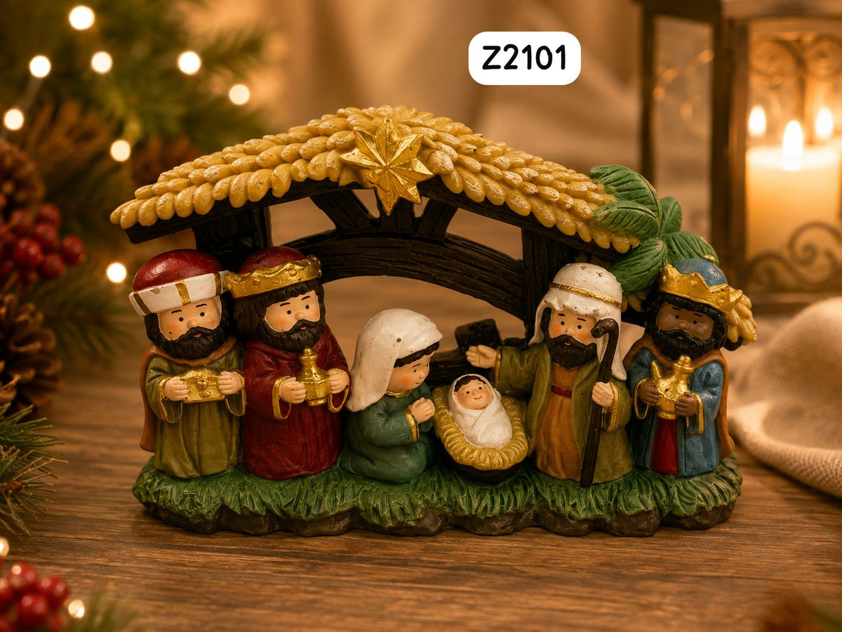 Christmas  Ceramic  Ornament  Of The Holy Family