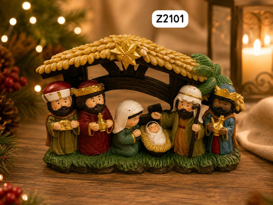 Christmas  Ceramic  Ornament  Of The Holy Family