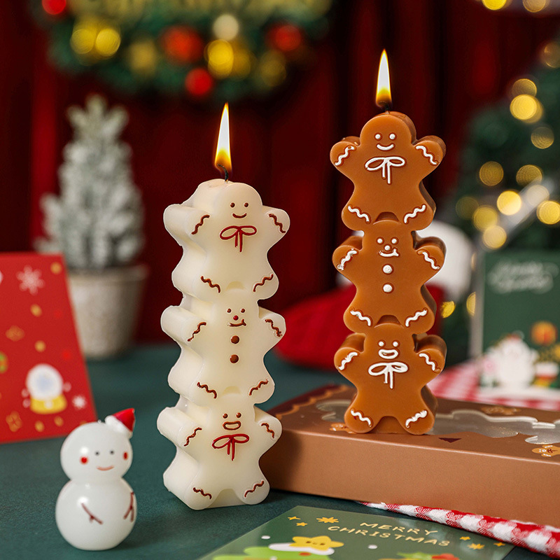 Christmas Gingerbread Man Scented Candle